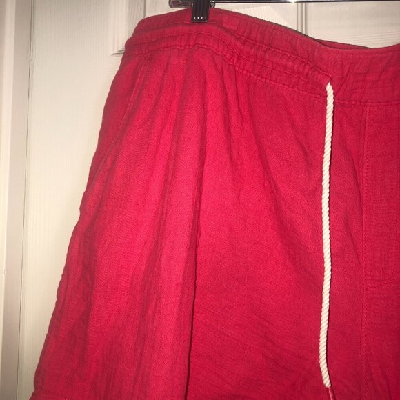 Old Navy pink drawstring 5 inch cotton shorts w/ pockets very comfortable sx XXL - Picture 2 of 5